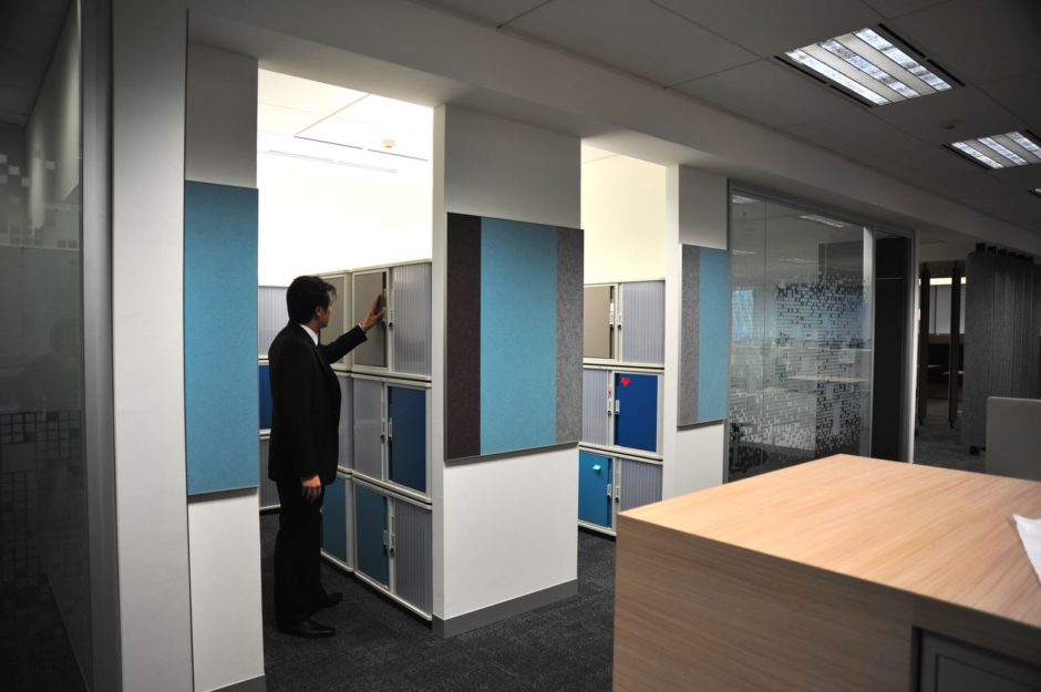 Personal Storage Lockers in the workplace ABW Dr. Caroline M. Burns