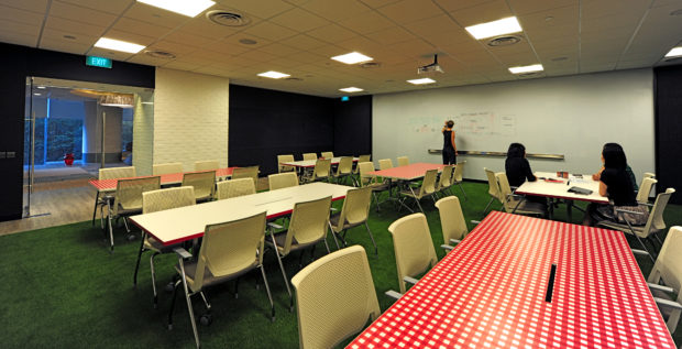 Photo of training room media company Singapore
