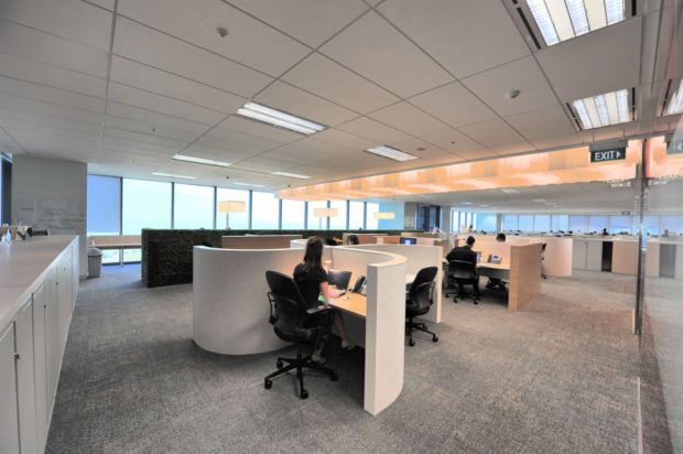 Photo of open office environment Singapore