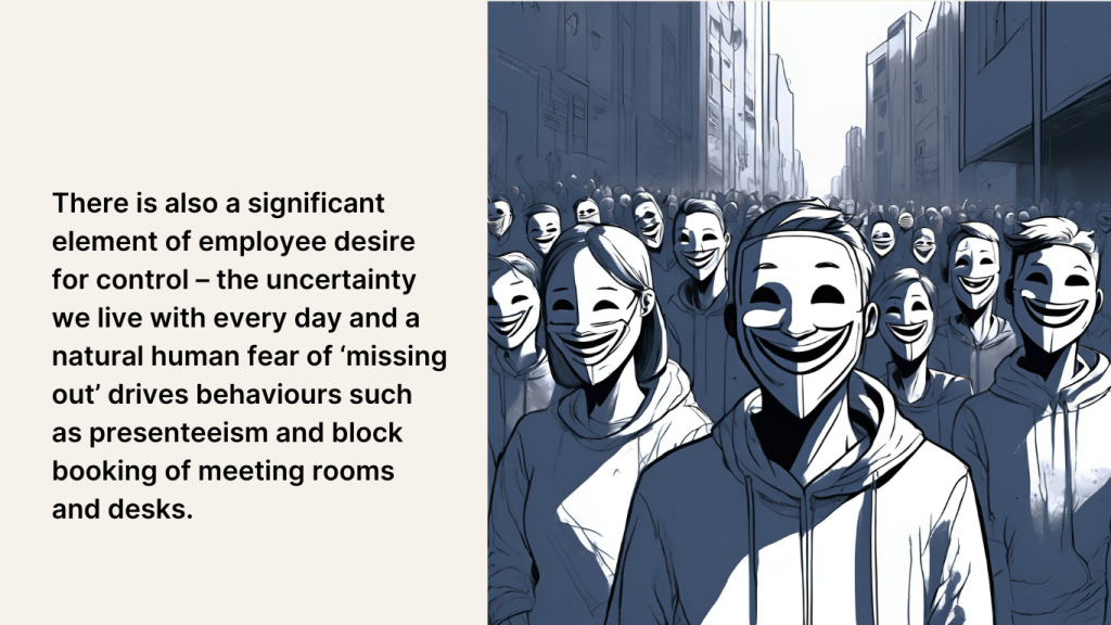 Employees seek control during uncertainty
