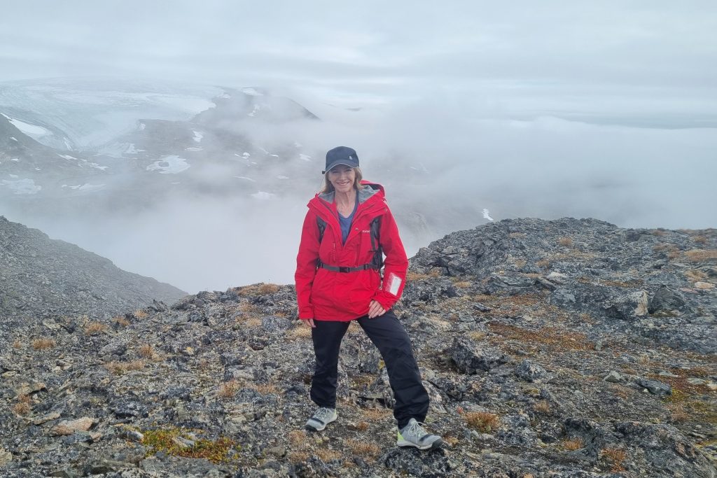 Mountain hike Spitzbergen Island